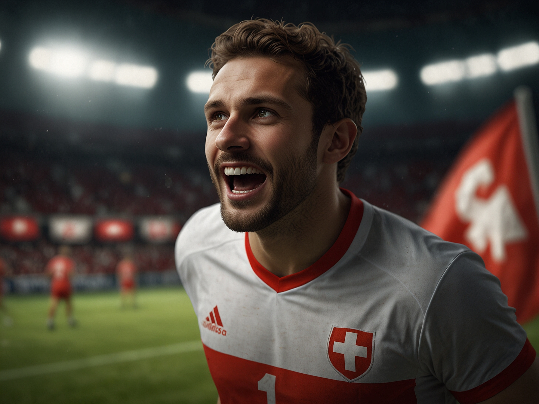 Swiss 4 Win hero Banner mit Sportler