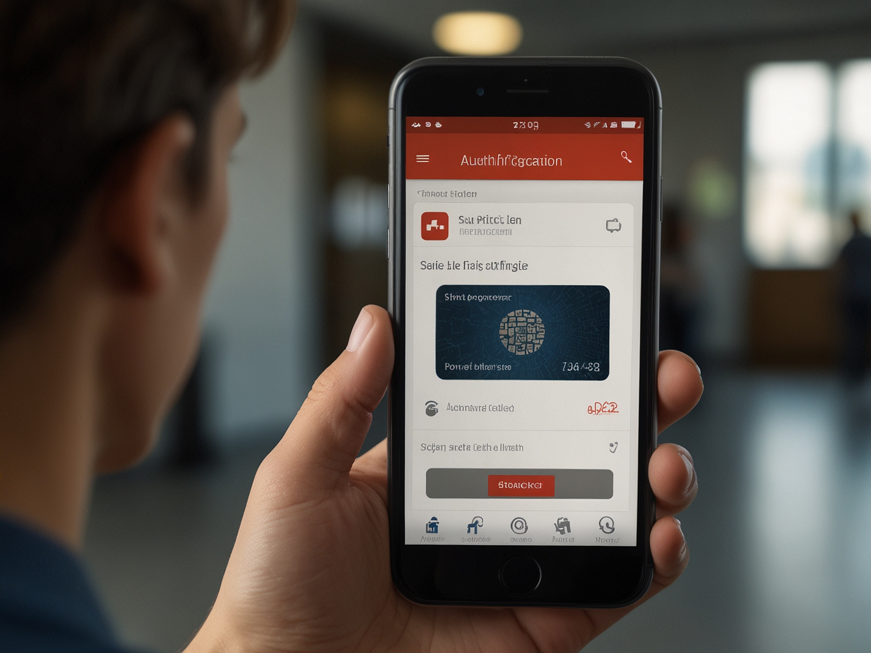 Benutzer sichert sein Konto mit 2FA